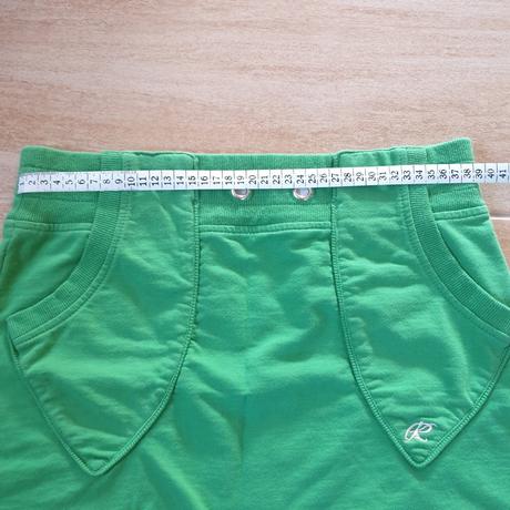 Tepláková zelená sukňa, m