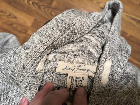 Sveter na zips, h&m,146