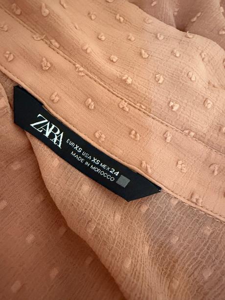 Zara romantické šaty volánové, zara,xs