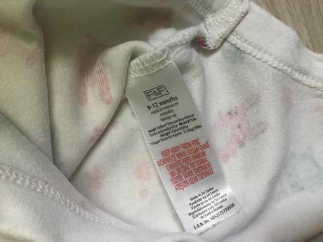 Body zajko 9-12 mes., f&f,80