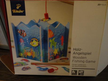 Drevený rybolov - magnetický, 
