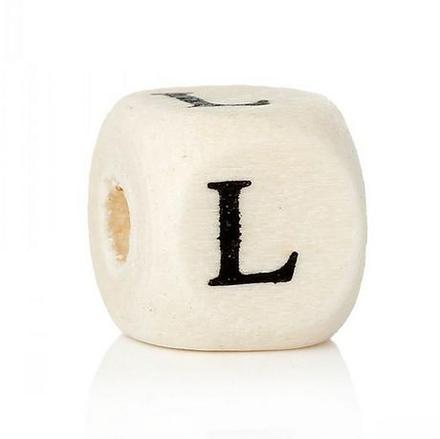 Písmenka drevené l, 