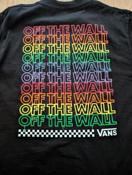 Nenosené tričko vans, s