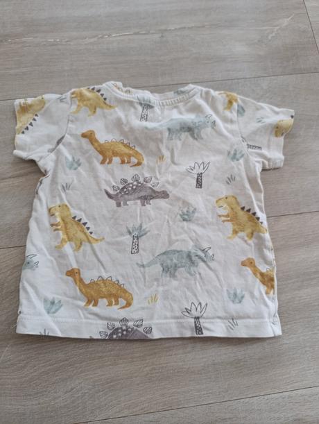 Tričko s dinosaurami, c&a,80