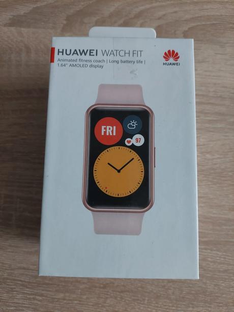 Huawei watch fit pink, huawei