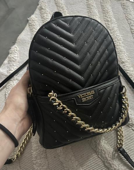 Dámsky kožený ruksačik victorias secret originál, victoria's secret