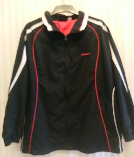 Čierna športová vetrovka, catamaran, xxl/xxxl, xxxl
