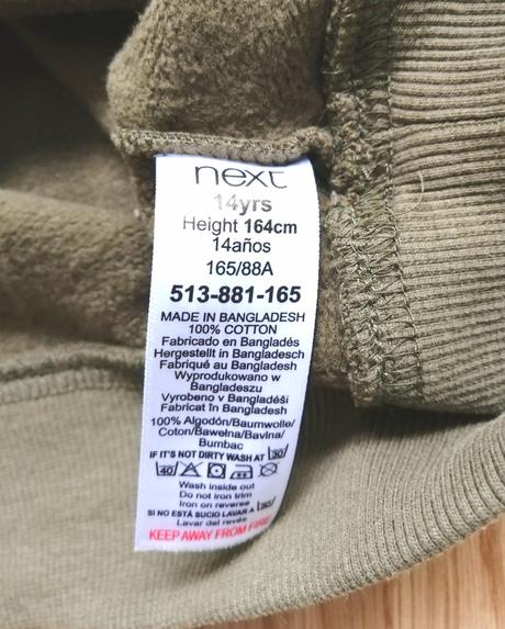 Mikina next s dinosaurami, veľ. 152, nenosená, next,152