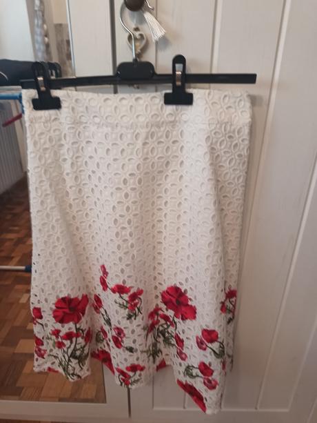 Vyšívaná madeirová sukňa, orsay,36