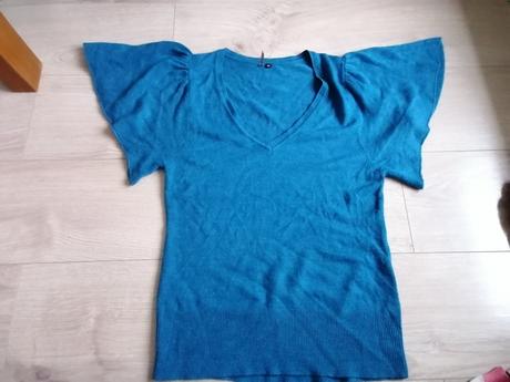 Upletovy top netopieri rukav, 42