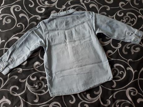 Riflová košeľa, h&m,92