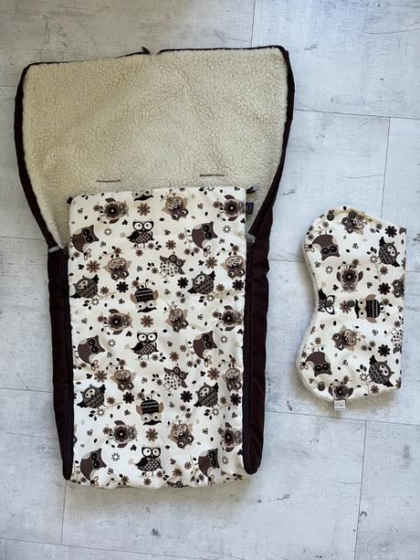 Fusak do kočíka a rukávnik,