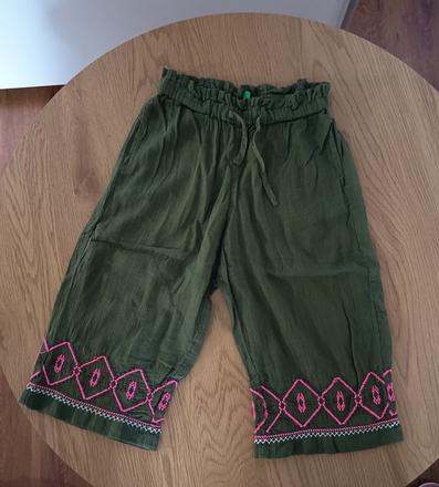 Letné dievčenské nohavice, benetton,104