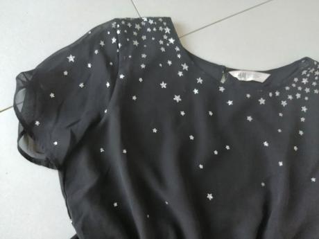 Dievčenská blúzka s trblietkami, h&m,170