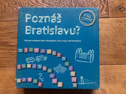 Poznáš bratislavu - stolová hra 2v1, 