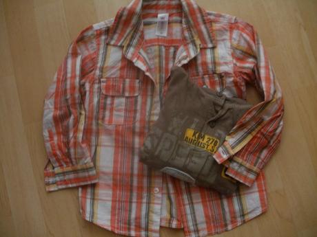 Košeľa + tričko, baby club,92