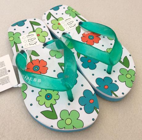 Dievčenské šľapky flip flop, 28