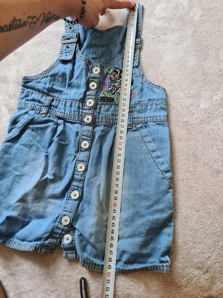 Riflové šaty na traky, kiki&koko,104