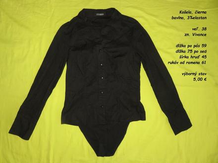 Čierne blúzkové body (38), 38