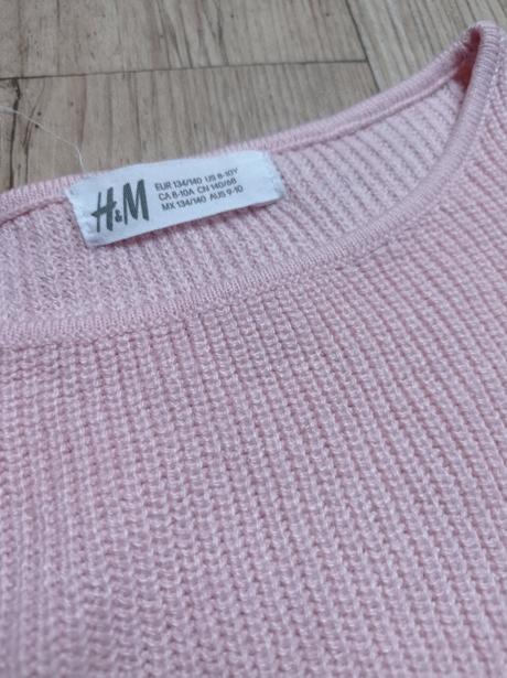Pulóver crop top, h&m,134