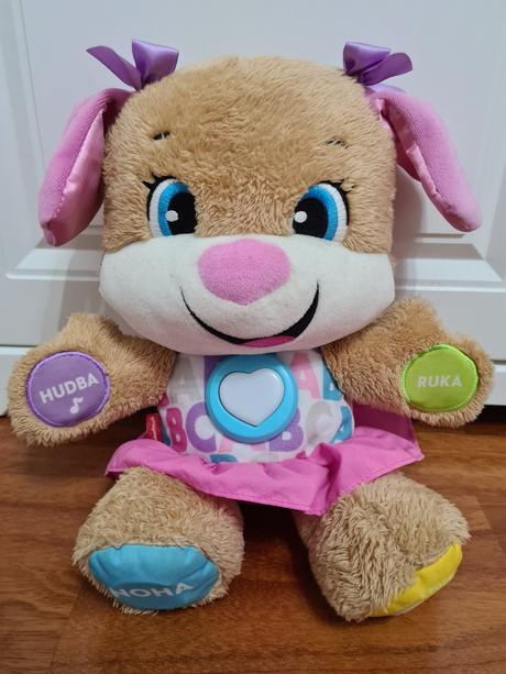 Fisher price - hovoriaca psíkova sestrička sk, 