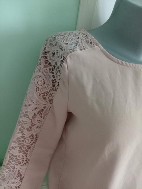 Tričko s krajkovými rukávmi, m