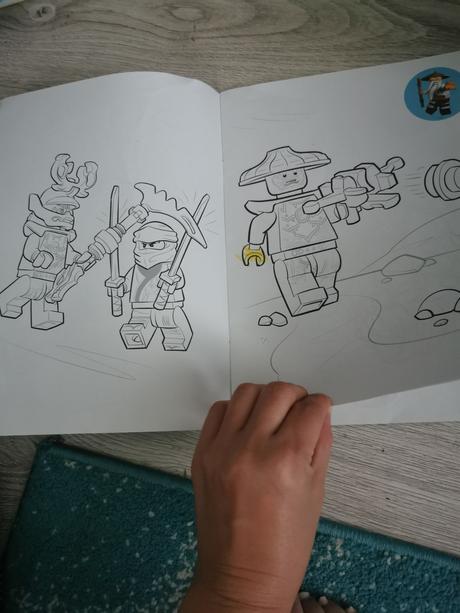 2x lego ninjago zošit,