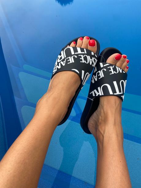 Šľapky versace couture, versace,38 / 39 / 40