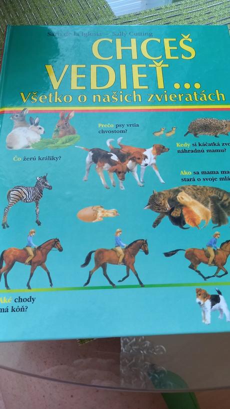 Kniha- chceš vedieť všetko o našich zvieratách., 