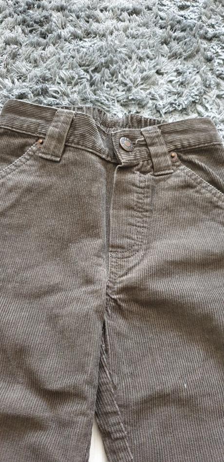 Menčestrové nohavice č.98, denim,98