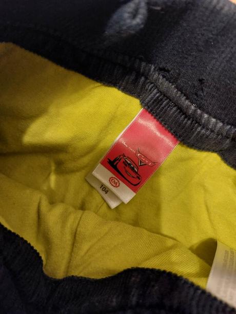 Menšestrové nohavice cars, c&a,104