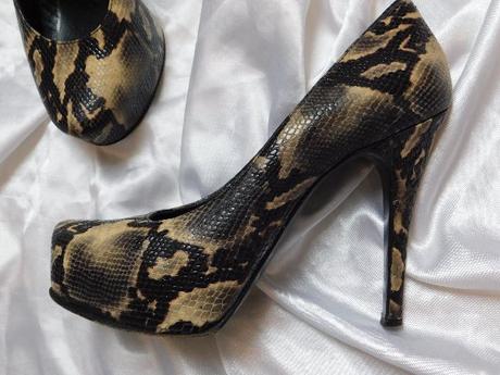 Kvalitne pyton topanky z pravej kože, 37