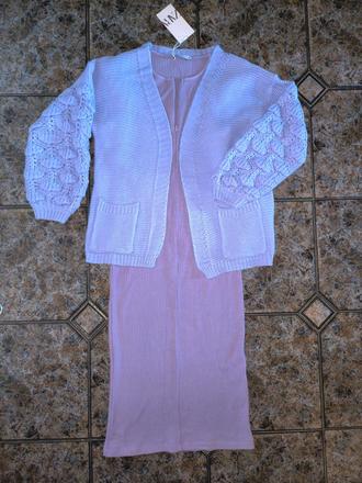 Dámske šaty zara+svetrík, zara,s