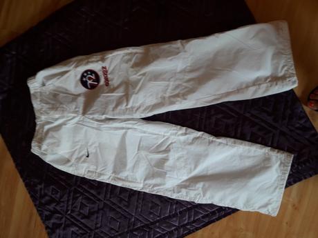 Detske biele nohavice, nike,110