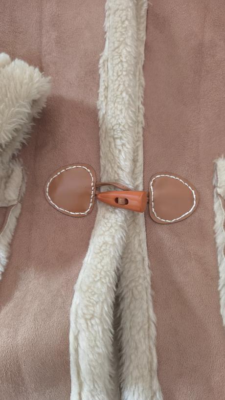 Svetlohnedý zimný kabát/kožuch, m