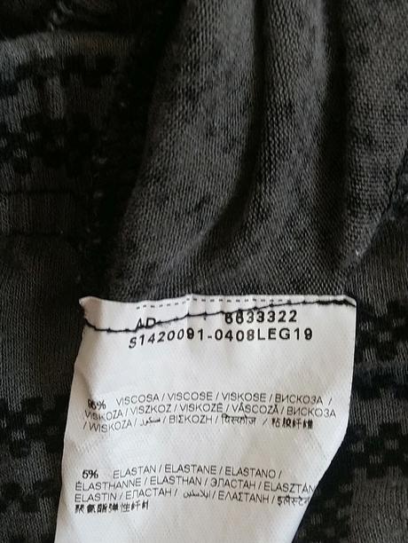 Dámske sivé legíny s čiernym vzorom, ovs, ovs,s