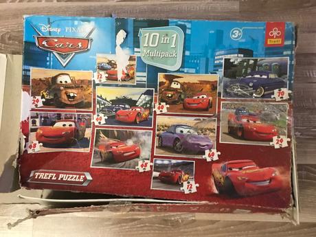 Puzzle cars 10in 1 ,darujem k nákupu, 