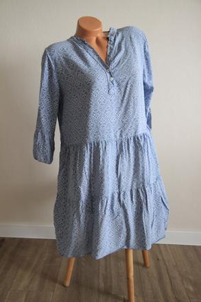 Modro biela tunika, xl, xl
