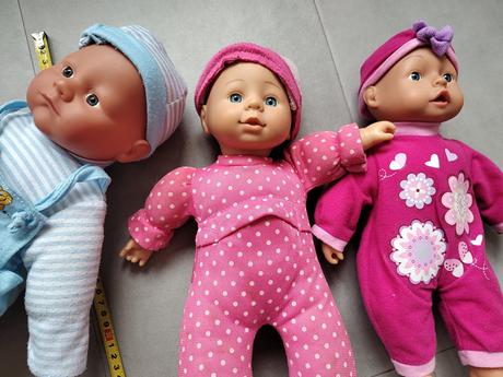 3x bábiky so zvukom, 