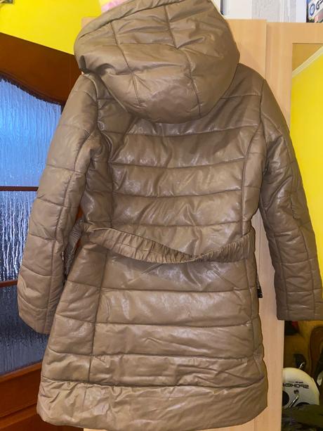 Hnedá kožena bunda, m