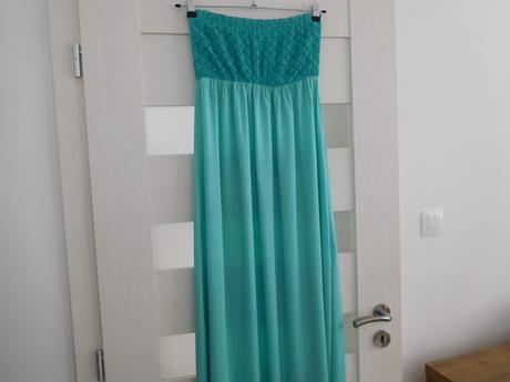 Dlhé šaty dámske  36/38v, pružné top top stav,, 36