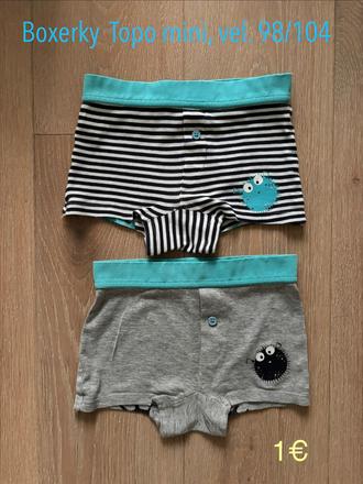Boxerky topomini veľ. 98/104, topomini,98