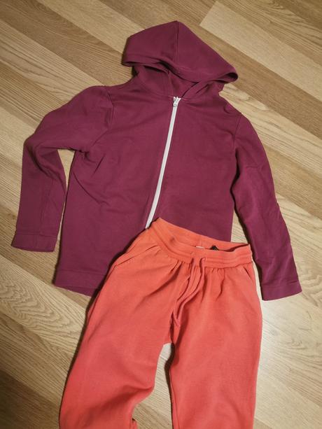 Mikina +tepláky, h&m,140