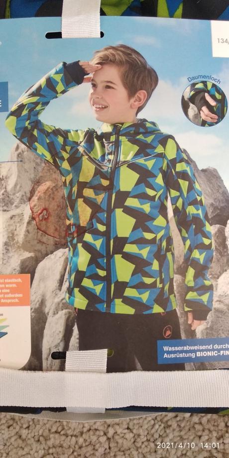 Detský prechodný kabát, 134