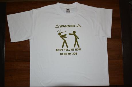 Tričko warning, 4xl - xxxl