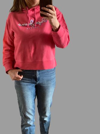 Crop mikina pepe jeans, pepe jeans,xs