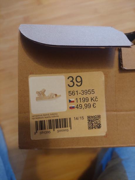 Sandálky baťa vel. 39, baťa,39