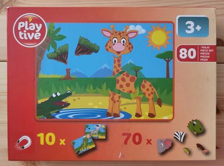 Playtive magnetický box na hranie s motívom zviera, 
