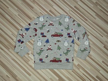 Vianočná mikina, c&a,128