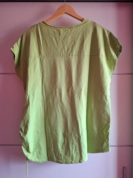 Dámske zelené tričko s nápisom, m